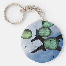 Mass Jump Mission, Parachutes, U.S. Army Keychain