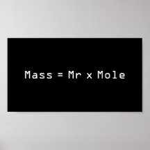 Mass =Mr x  Mole Print