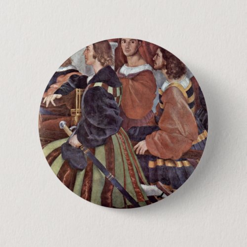 Mass Of Bolsena Detail By Raffael (Best Quality) Pinback Buttons