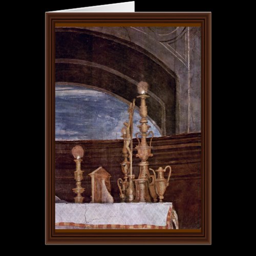 Mass Of Bolsena Detail By Raffael (Best Quality) Greeting Card