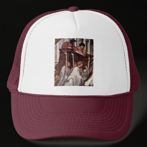 Mass Of Bolsena Detail By Raffael (Best Quality) Trucker Hats