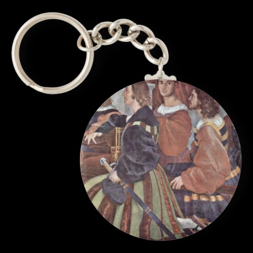 Mass Of Bolsena Detail By Raffael (Best Quality) Key Chains