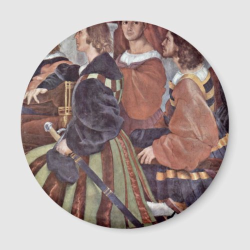 Mass Of Bolsena Detail By Raffael (Best Quality) Fridge Magnet