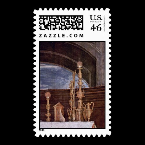 Mass Of Bolsena Detail By Raffael (Best Quality) Stamp