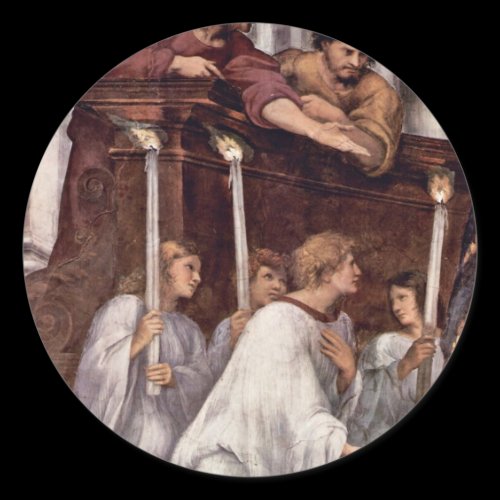 Mass Of Bolsena Detail By Raffael (Best Quality) Stickers