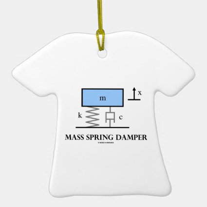 Mass Spring Damper (Physics Diagram) Ornaments