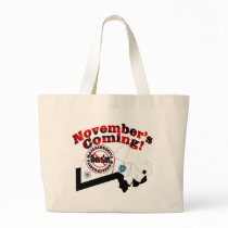 Massachusetts Anti ObamaCare – November’s Coming! Tote Bags