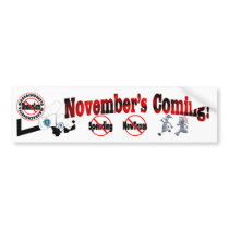 Massachusetts Anti ObamaCare – November’s Coming! Bumper Stickers