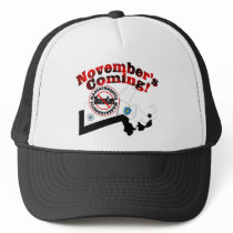 Massachusetts Anti ObamaCare – November’s Coming! Mesh Hat