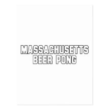 Massachusetts Beer Pong Champion Post Cards