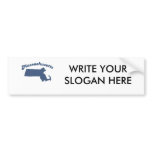MASSACHUSETTS Blue State Bumper Stickers