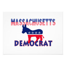 Massachusetts Democrat Personalized Invitations