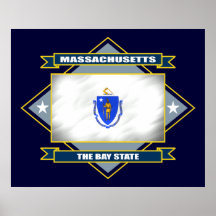 Massachusetts Diamond Posters