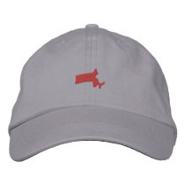 Massachusetts embroidered hats by ZazzleEmbroidery Massachusetts embroidered hats