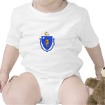 Massachusetts Flag Baby Creeper