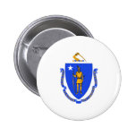 Massachusetts Flag Buttons