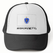 Massachusetts Flag hats