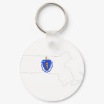 Massachusetts Flag Map