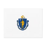 Massachusetts Flag Postcard