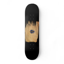Massachusetts Flag Skateboard Deck
