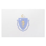 Massachusetts Flag Stationery Design