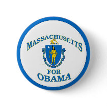 MASSACHUSETTS FOR OBAMA Button