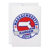 Massachusetts Fred Karger Personalized Invitation