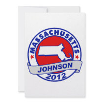 Massachusetts Gary Johnson Personalized Announcement