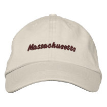 Massachusetts Hat embroidered hats
