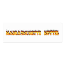 massachusetts hottie fire and flames business card templates
