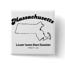 MASSACHUSETTS - "MASSACHUSETTS STATE MOTTO" T-shir buttons