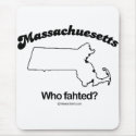 MASSACHUSETTS - "MASSACHUSETTS STATE MOTTO" T-shir mousepads by humortees MASSACHUSETTS - "MASSACHUSETTS STATE MOTTO" T-shir mousepads