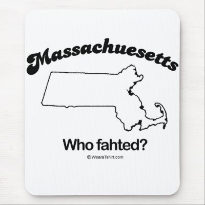 MASSACHUSETTS - "MASSACHUSETTS STATE MOTTO" T-shir Mouse Pad by humortees