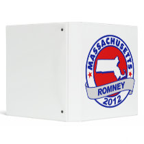 Massachusetts Mitt Romney 3 Ring Binder