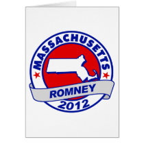 Massachusetts Mitt Romney Greeting Card