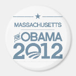 MASSACHUSETTS PARA OBAMA 2012.png Imán Para Frigorífico