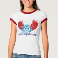 Massachusetts Peace Sign shirt