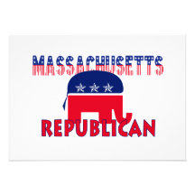 Massachusetts Republican Personalized Announcement