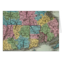 Massachusetts Rhode Island And Connecticut Card