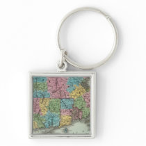 Massachusetts Rhode Island And Connecticut Key Chain