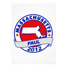 Massachusetts Ron Paul Custom Announcements