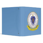 Massachusetts Seal 3 Ring Binder