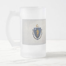Massachusetts state flag coffee mugs