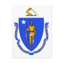 Massachusetts State Flag postcards by 1791dotus Massachusetts State Flag postcards