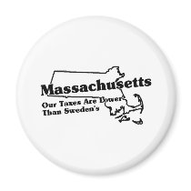 Massachusetts State Slogan magnets by republicofstates Massachusetts State Slogan magnets