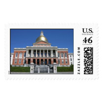 Massachusetts Statehouse postage