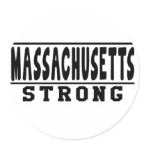 Massachusetts Strong Designs Sticker