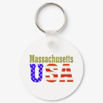 Massachusetts USA alpha keychains by All50States Massachusetts USA alpha keychains