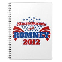 Massachusetts with Romney 2012 Note Book