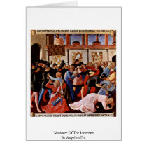 Massacre Of The Innocents By Angelico Fra Card